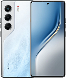 Смартфон Tecno Camon 40 128Gb 8Gb белый моноблок 3G 4G 2Sim 6.78" 1080x2436 Android 15 50Mpix 802.11 a/b/g/n/ac NFC GPS GSM900/1800 GSM1900 Protect FM microSD max1024Gb