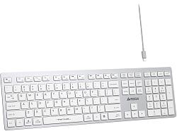 Клавиатура A4Tech Fstyler FBX50C белый USB беспроводная BT/Radio slim Multimedia (FBX50C WHITE)