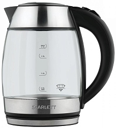 Чайник электрический Scarlett SC-EK27G94 1.7л. 2200Вт нержавеющая сталь корпус: стекло/металл (EK27G94)