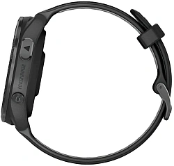 Смарт-часы Garmin Forerunner 965 1.3" AMOLED корп.черный рем.черный/серый (010-02809-10)