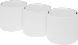 Бесшовный Mesh роутер TP-Link Deco X50(3-Pack) AX3000 10/100/1000BASE-TX белый (упак.:3шт)