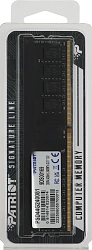 Память DDR4 4Gb 2400MHz Patriot PSD44G240081 RTL PC4-19200 CL17 DIMM 288-pin 1.2В single rank Ret