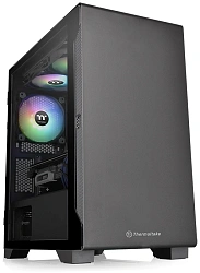 Корпус Thermaltake S100 TG черный без БП mATX 11x120mm 7x140mm 2xUSB3.0 audio bott PSU