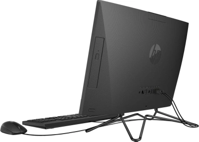 Моноблок HP 200 G4 21.5" Full HD i5 1235U (1.3) 16Gb SSD512Gb Iris Xe DVDRW CR FreeDOS GbitEth WiFi BT 65W клавиатура мышь Cam черный 1920x1080