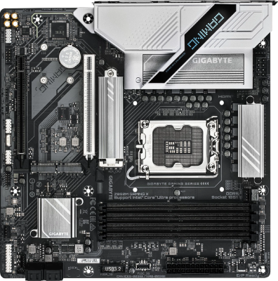 Материнская плата Gigabyte Z890M GAMING X Soc-1851 Intel Z890 4xDDR5 mATX AC`97 8ch(7.1) 2.5Gg RAID+HDMI+DP
