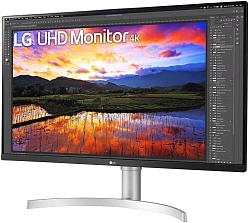Монитор LG 31.5" 32UN650K-W черный IPS LED 16:9 HDMI M/M матовая HAS 1000:1 350cd 178гр/178гр 3840x2160 60Hz FreeSync DP 4K 8.2кг