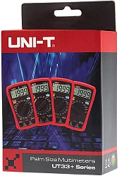 Мультиметр Uni-T UT33C+ цифровой черный/красный (106873)