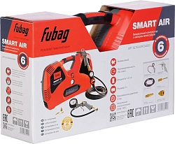 Компрессор поршневой Fubag Smart Air безмасляный 180л/мин 2л 1100Вт красный/черный