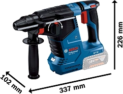 Перфоратор Bosch GBH 187-LI патрон:SDS-plus уд.:2.4Дж аккум.