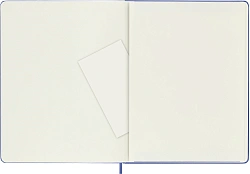 Блокнот Moleskine CLASSIC QP092B42 XLarge 190х250мм 192стр. нелинованный твердая обложка голубая гортензия