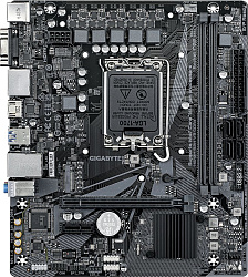 Материнская плата Gigabyte H610M S2H V3 DDR4 Soc-1700 Intel H610 2xDDR4 mATX AC`97 8ch(7.1) GbLAN+VGA+HDMI+DP