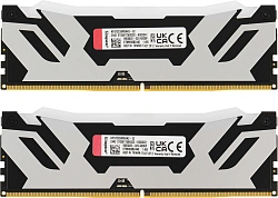 Память DDR5 2x16GB 7200MHz Kingston KF572C38RSAK2-32 Fury Beast RGB RTL Gaming PC5-57600 CL38 DIMM 288-pin 1.45В kit single rank с радиатором Ret