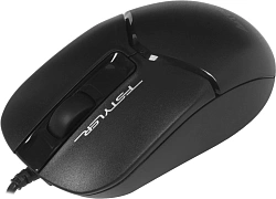 Мышь A4Tech Fstyler FM12 черный оптическая 1200dpi USB 3but (FM12 BLACK)