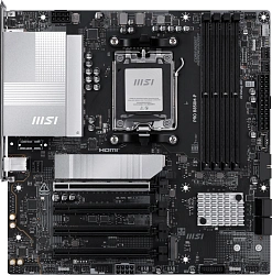 Материнская плата MSI PRO B850M-P Socket AM5 AMD B850 4xDDR5 mATX AC`97 8ch(7.1) 5Gigabit RAID+HDMI+DP