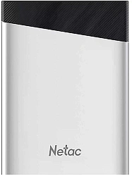 Накопитель SSD Netac USB-C 2TB NT01Z6S-002T-32SL Z6S 2.5" серебристый