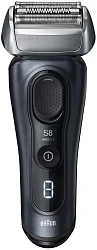 Бритва сетчатая Braun Series 8 8603s реж.эл.:4 питан.:элек.сеть/аккум. серый/черный