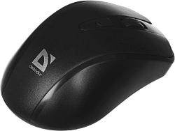 Мышь Defender Datum MM-265 черный оптическая 1600dpi беспров. USB 3but (52265)