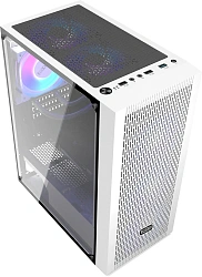 Корпус PcCooler MA100 Mesh Wh белый без БП ATX 5x120mm 2xUSB2.0 1xUSB3.0 audio bott PSU