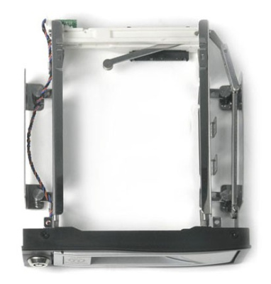 Сменный бокс для HDD Thermaltake Max4 N0023SN SATA II пластик/сталь серебристый hotswap 3.5"