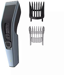Машинка для стрижки Philips HC3530/15 синий/черный (насадок в компл:2шт)