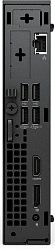 Неттоп Dell Pro QCM1250 Micro i5 14500T (1.7) 16Gb SSD512Gb UHDG Windows 11 Pro GbitEth WiFi BT мышь клавиатура черный (DPM-5811)