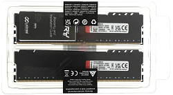 Память DDR4 2x8Gb 3200MHz Kingston KF432C16BBK2/16 Fury Beast Black RTL Gaming PC4-25600 CL16 DIMM 288-pin 1.35В kit dual rank с радиатором Ret