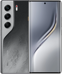 Смартфон Tecno Camon 40 Pro 256Gb 8Gb черный моноблок 3G 4G 2Sim 6.78" 1080x2436 Android 15 50Mpix 802.11 a/b/g/n/ac NFC GPS GSM900/1800 GSM1900 Protect FM