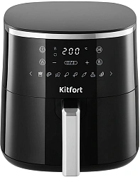 Аэрогриль Kitfort КТ-8160 4.2л 1500Вт черный/серебристый