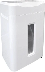 Шредер Office Kit S243N 3,9х38 белый (секр.P-4) фрагменты 35лист. 35лтр. скрепки скобы пл.карты CD