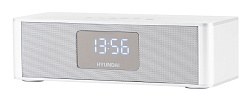 Радиобудильник Hyundai H-RCL360 белый LCD подсв:белая часы:цифровые FM