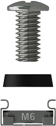 Комплект крепежа Sysmatrix SN 0020.000 (упак.:50шт)