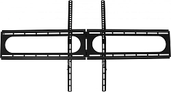 Кронштейн для телевизора Hama 00220843 черный 37"-120" макс.100кг настенный фиксированный