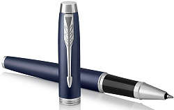 Ручка роллер Parker IM Core T321 (1931661) Matte Blue CT F черн. черн. подар.кор.