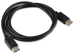 Кабель аудио-видео Buro V2.0 DisplayPort (m)/DisplayPort (m) 1.5м. черный (BU-DP2.0-1.5M)