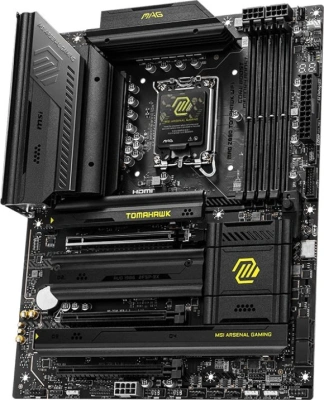 Материнская плата MSI MAG Z890 TOMAHAWK WIFI  Soc-1851 Intel Z890 4xDDR5 ATX AC`97 8ch(7.1) 5Gigabit RAID+HDMI