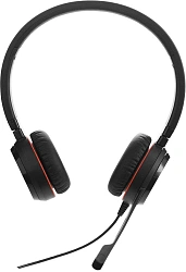 Наушники с микрофоном Jabra Evolve 30 II MS черный 1.2м накладные USB оголовье (5399-823-309)