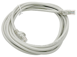 Патч-корд Buro UTP-6-3M-G UTP 4 пары cat.6 CCA molded 3м серый RJ-45 (m)-RJ-45 (m)