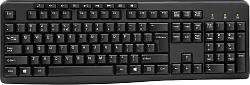 Клавиатура Оклик 305M черный USB Multimedia (1659987)