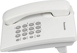 Телефон проводной Panasonic KX-TS2350RUW белый