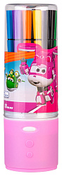Фломастеры Deli EC150-18 Super Wings 18цв. пластиковая туба