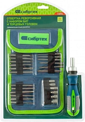 Отвертка Сибртех 13376 в компл.:25 предметов