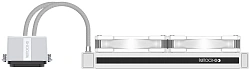 Система водяного охлаждения ID-Cooling Dashflow 240 Basic Soc-AM4/1151/1200/2066/1700 белый 4-pin 15.2-35.2dB Al+Cu 260W 2250gr Ret (DASHFLOW 240 BASIC WHITE)
