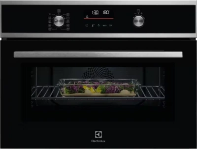 Духовой шкаф Электрический Electrolux EVL6E49X черный/серебристый