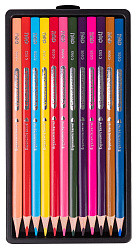 Карандаши цв. Deli EC00200 Color Emotion трехгран. липа 12цв. коробка/европод. (12шт)