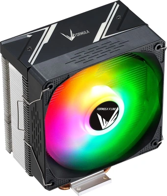 Устройство охлаждения(кулер) Formula Ice Burg Plus ARGB Soc-AM5/AM4/1200/1700/1851 черный 4-pin 17-34dB Al+Cu 200W 737gr Ret (ICE BURG PLUS ARPW 4P)