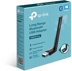 Сетевой адаптер Bluetooth TP-Link UB500 Plus USB 2.0 (ант.внеш.несъем.) 1ант.