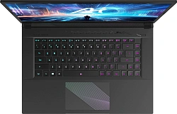 Ноутбук Gigabyte Aorus 15 BKG Core Ultra 7 155H 16Gb SSD1Tb NVIDIA GeForce RTX4060 8Gb 15.6" IPS QHD (2560x1440) Windows 11 Home black WiFi BT Cam (BKG-13KZ754SH)