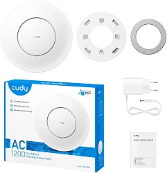 Точка доступа Cudy AP1200 AC1200 10/100BASE-TX белый