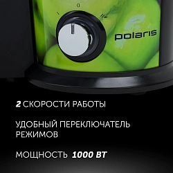 Соковыжималка центробежная Polaris PEA 1031 Apple 1000Вт рез.сок.:550мл. зеленый