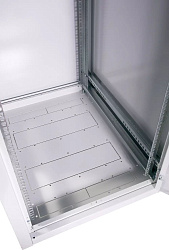 Шкаф коммутационный ЦМО (ШТК-Э-30.6.8-13АА) напольный 30U 600x800мм пер.дв.стекл металл направл.под винты 620кг серый 715мм 68кг 120град. 1454мм IP20 металл